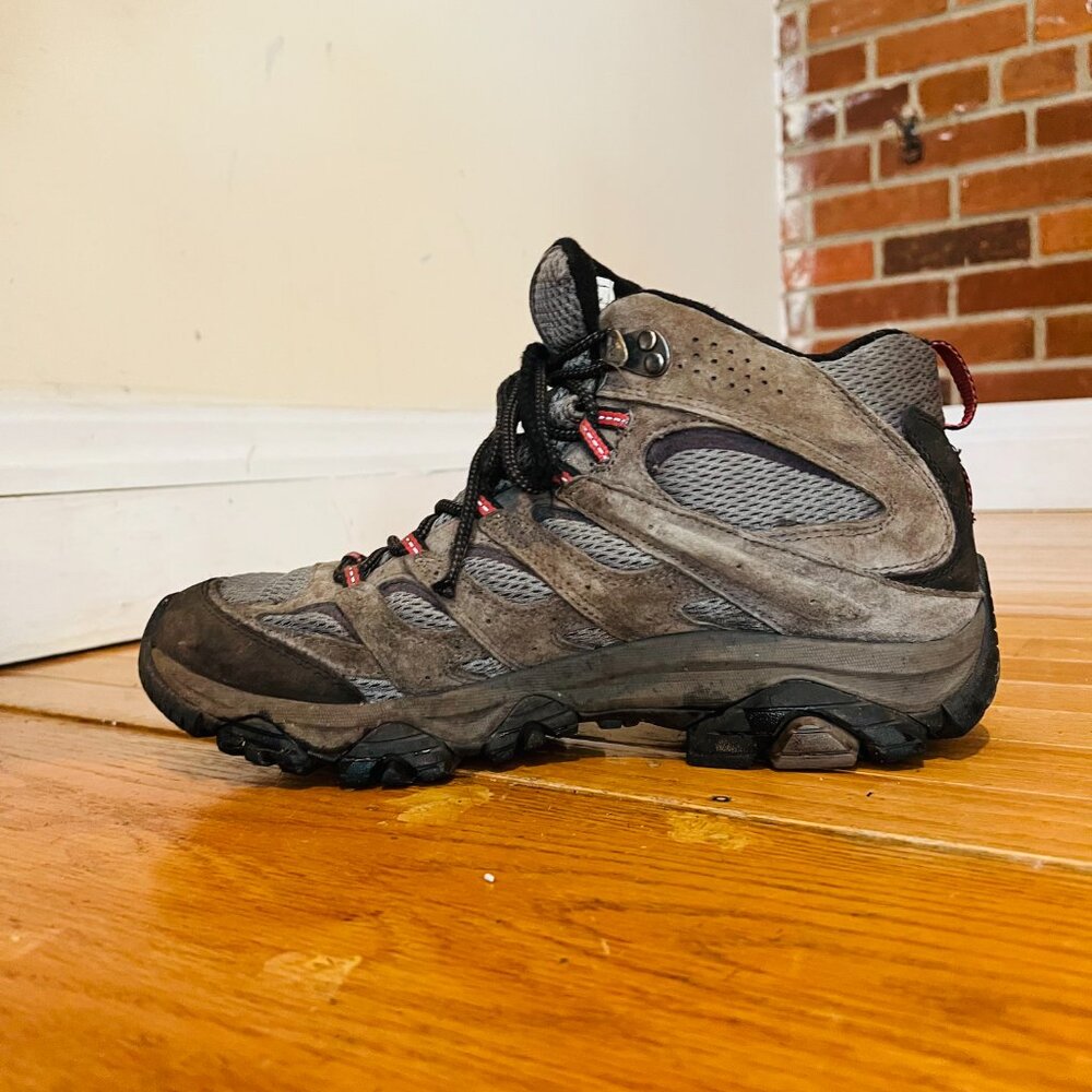 Merrell Moab Waterproof Mid Beluga Trail Hiking Boots Mens Size 11.5 - Picture 6 of 16